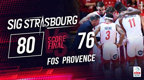 Highlights De La Sig Strasbourg Face Fos Sig Strasbourg