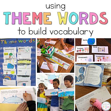 Building Student Vocabulary with Theme Words – Proud to be Primary