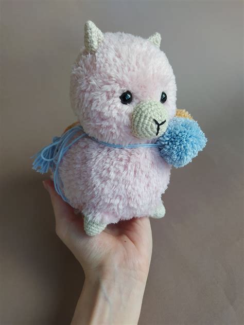 Llama Alpaca Toy Pink Llama Lama Stuffed Animal Etsy