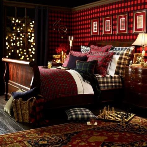 Decorate For Fall With Classic Tartans And Plaids Plaid Bedroom