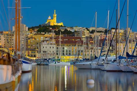 Provence Cote D Azur Frankreich Marseilles Alter Hafen Stockfoto