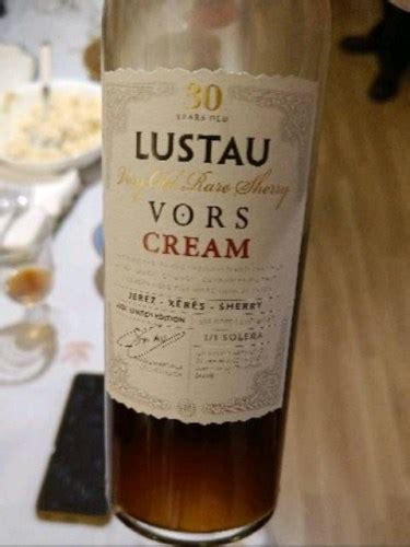 Lustau Jerez Xérès Sherry 30 Year Old Cream VORS Vivino Canada