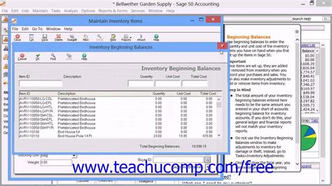 Sage 50 2014 Tutorial Entering Inventory Sage Training Lesson 5 5 YouTube