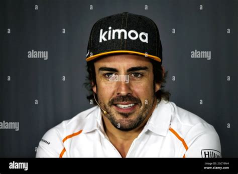 Fernando Alonso Esp Mclaren In The Fia Press Conference French Grand