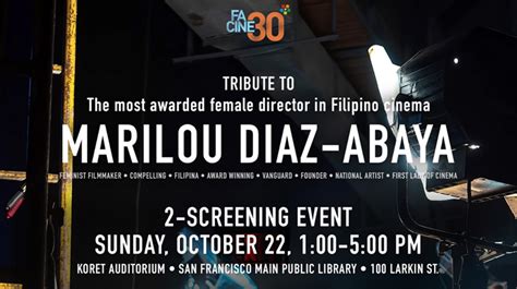 ABS-CBN Sagip Pelikula Celebrates 30 Years of Filipino Arts & Cinema International with a ...