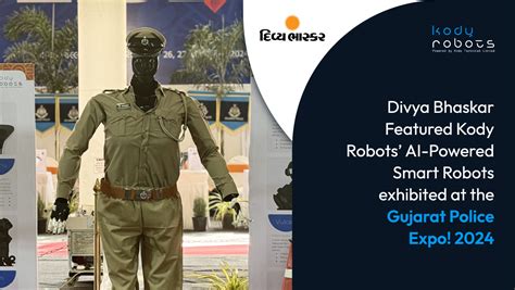 Humanoid Robot Skanda Featured At Gujarat Police Expo 2024