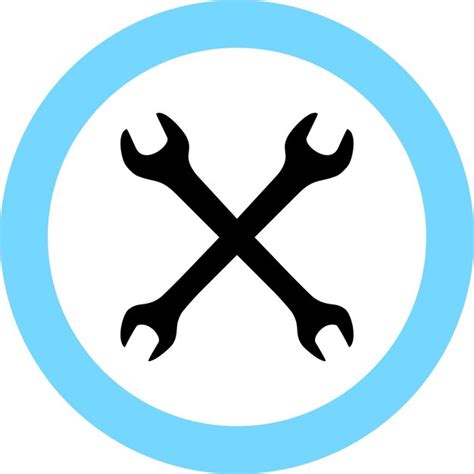 Premium Vector Wrench Icon In Flat Style Vector Illustration