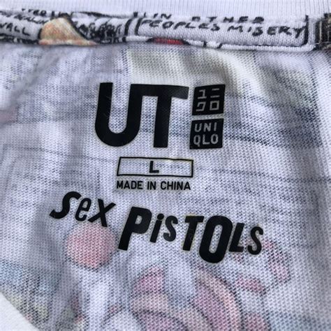 Sex Pistols X Uniqlo Fullprint Mens Fashion Tops And Sets Tshirts And Polo Shirts On Carousell