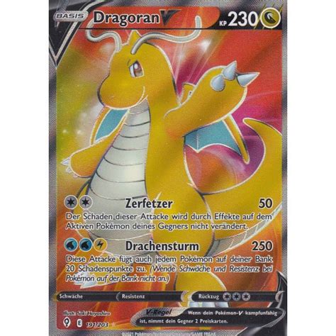 Dragoran V 192 203 Drachenwandel Pokemon Karte günstig kaufen