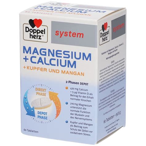 Doppelherz System Magnesium Calcium Kupfer Und Mangan St Shop