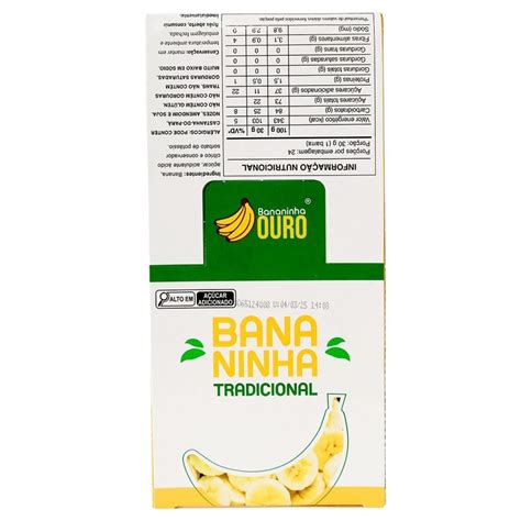 Bananinha Ouro Cremosa 30gr Dp 24 Un Shopee Brasil