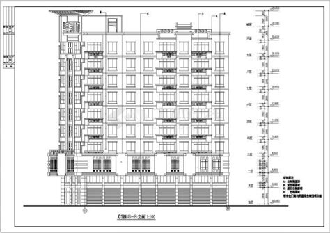 某新城市住宅区高层住宅建筑全套详细方案设计施工cad图纸住宅小区土木在线