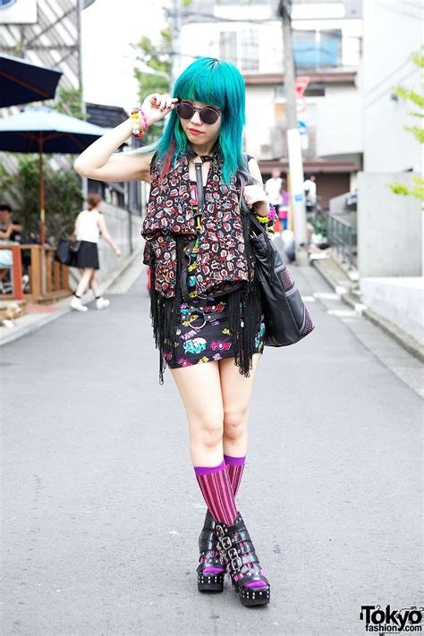 Moriya Kuma On The Street In Harajuku W Blue Tokyo Fashion Tokyo