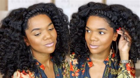 HOW TO EASY HALF HALO TWIST STYLE FOR TWIST OUTS BRAID OUTS AND WASH