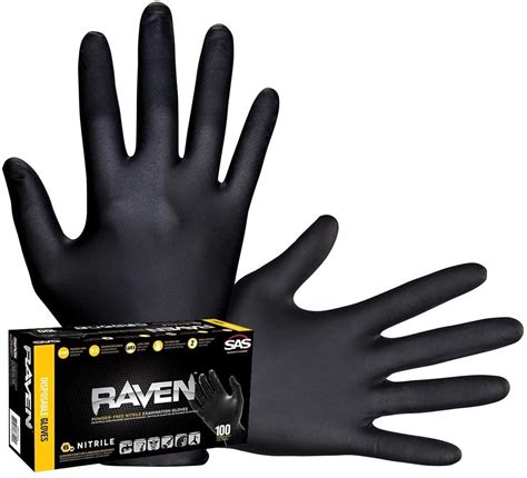 Sas Safety Corp Sas 66519 Sas Safety Corp Raven Nitrile Disposable