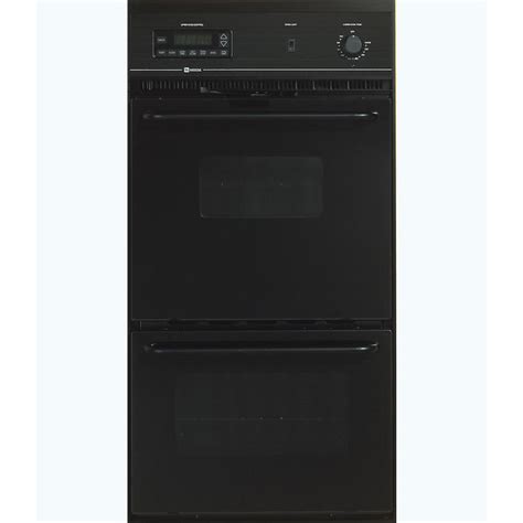 Maytag Cwe5800acb 24 Double Electric Wall Oven With Electronic Controls Self Clean Upper