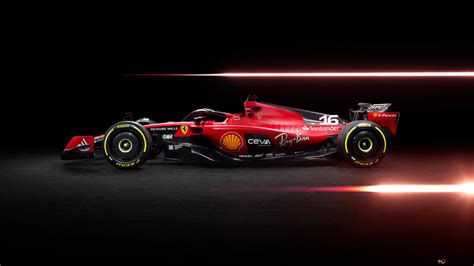 Formula 1 2023 red racing car 8K wallpaper download