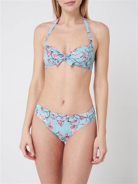 Esprit Bikini Slip Mit Floralem Muster Hellt Rkis Online Kaufen