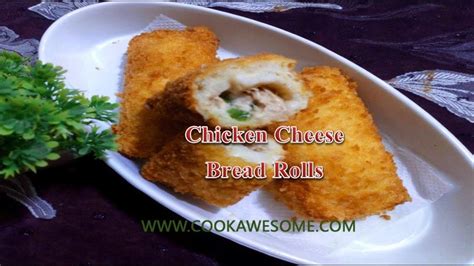 Bread Chicken Cheese Mayo Rolls Chicken Cheese Bread Rolls Recipe Youtube