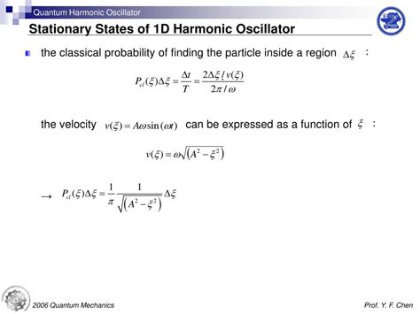 Ppt Quantum Harmonic Oscillator Powerpoint Presentation Free