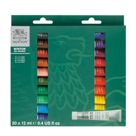 Winsor Newton Winton Oil Colour Set Of 20 X 12ML