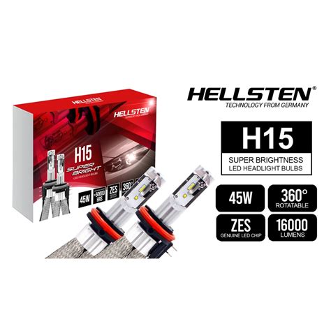 Hellsten H K Super Bright Led Headlight Bulbs White Color