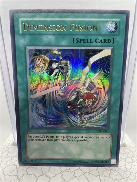 Ultra Rare Dimension Fusion Ioc Invasion Of Chaos Yugioh