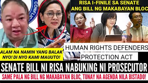 Maitim Na Balak Ni Risa Sa Senate Bill Nya Nabuking Ng Isang Prosecutor