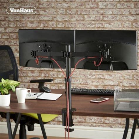 VonHaus stolni nosač za dva monitora do dijagonale 27 Model 05 116