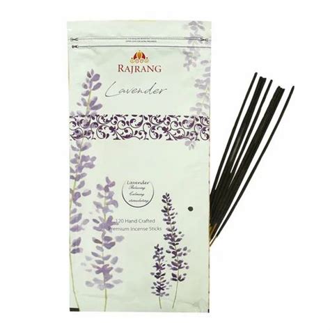 Black Charcoal Lavender Natural Incense Sticks Packaging Type Plastic