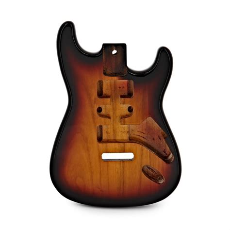 Electric Guitar Body, Vintage Sunburst at Gear4music