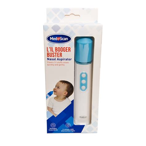 Lil Booger Buster Baby Nasal Aspirator Nose Cleaner Medescan