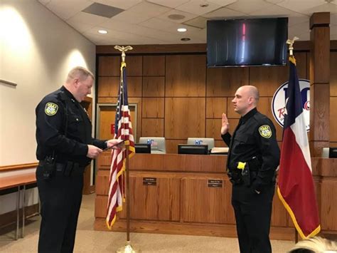 Royse City Police Department Swears In New Officer Todd Avery