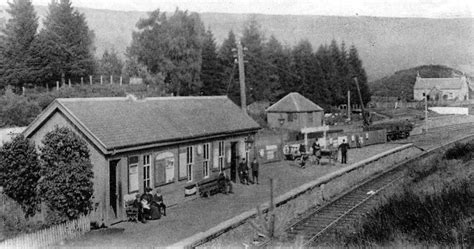 Tour Scotland Old Photographs Railway Station Grandtully Perthshire