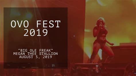 Megan Thee Stallion Live In Concert Toronto Big Ole Freak OVO FEST