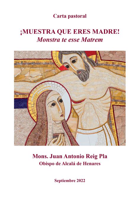 Septiembre 2022 Nueva Carta Pastoral De Mons Juan Antonio Reig Pla