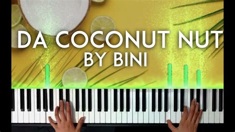 Da Coconut Nut By Bini The Coconut Song Piano Cover Sheet Music