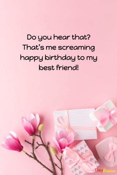 140 Heartfelt Birthday Wishes for Your Best Friend – Tiny Positive