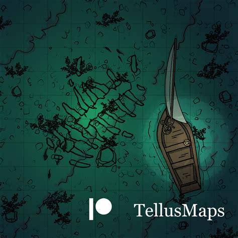 Lake Monster Battle Map By Tellusmaps On Deviantart