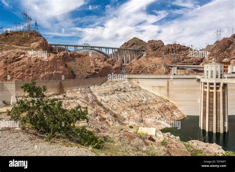 Hoover Dam And Mike Ocallaghan Pat Tillman Memorial Bridge Between