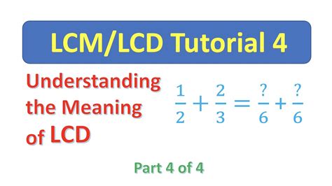 Least Common Denominator Explained