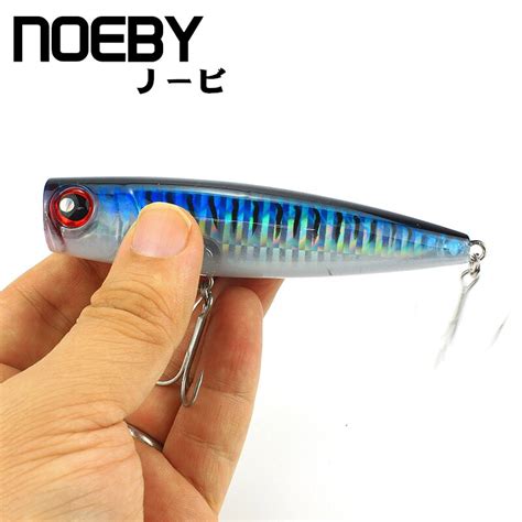 NOEBY señuelo de pesca de 105mm 24g cebo duro Topwater Popper con