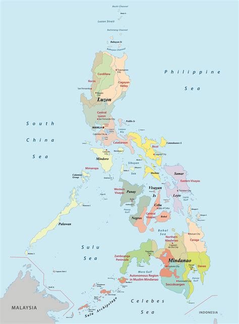 Detailed Map Philippines