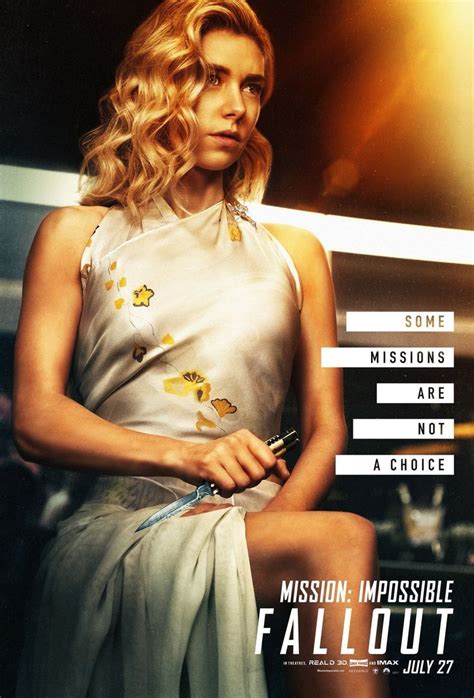 Mission: Impossible - Fallout (2018) Alanna Mitsopolis (White Widow) | Vanessa kirby, Mission ...