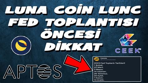 LUNA COİN LUNC FED AÇIKLAMASI ÖNCE DİKKAT EDİN ÖNEMLİ VİDEO luna lunc