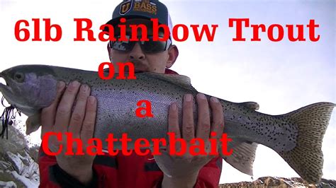 6lb Winter Rainbow Trout Off A Strike King Rage Blade Must Watch Youtube