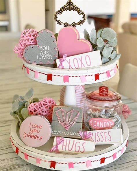 Valentine S Tiered Tray Decor To Make You Feel Loved Diy Valentines