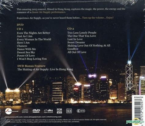 YESASIA 图片廊 Air Supply Live In Hong Kong 2CD DVD 香港版 北美网站