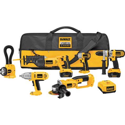 DEWALT 18V Cordless Tool Combo Kit with NANO Technology – 6-Pc., Model ...