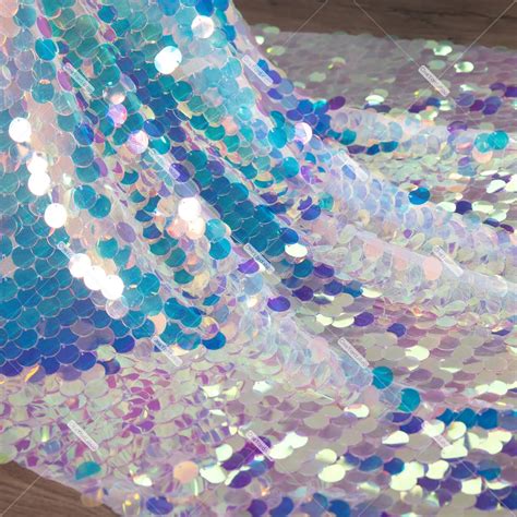 Stunning Iridescent Dream Color Mm Fish Scale Sequins Oneyard